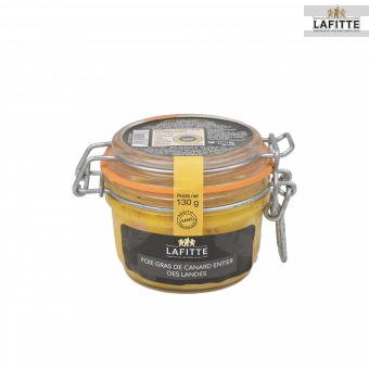 foie-gras-de-canard-entier-130 gr ou 180 gr Laffite direct Landes