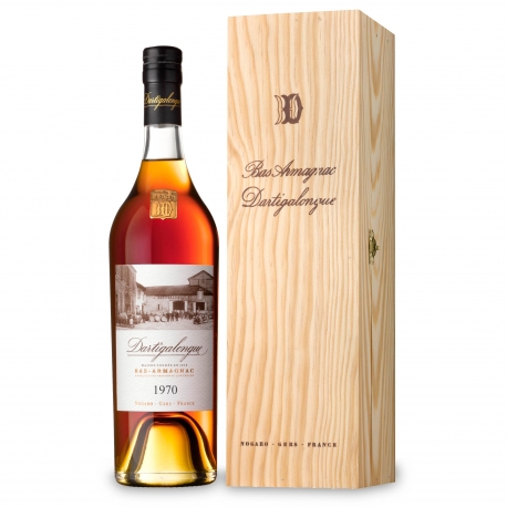 Armagnac 1970 caisse bois  Dartigalongue