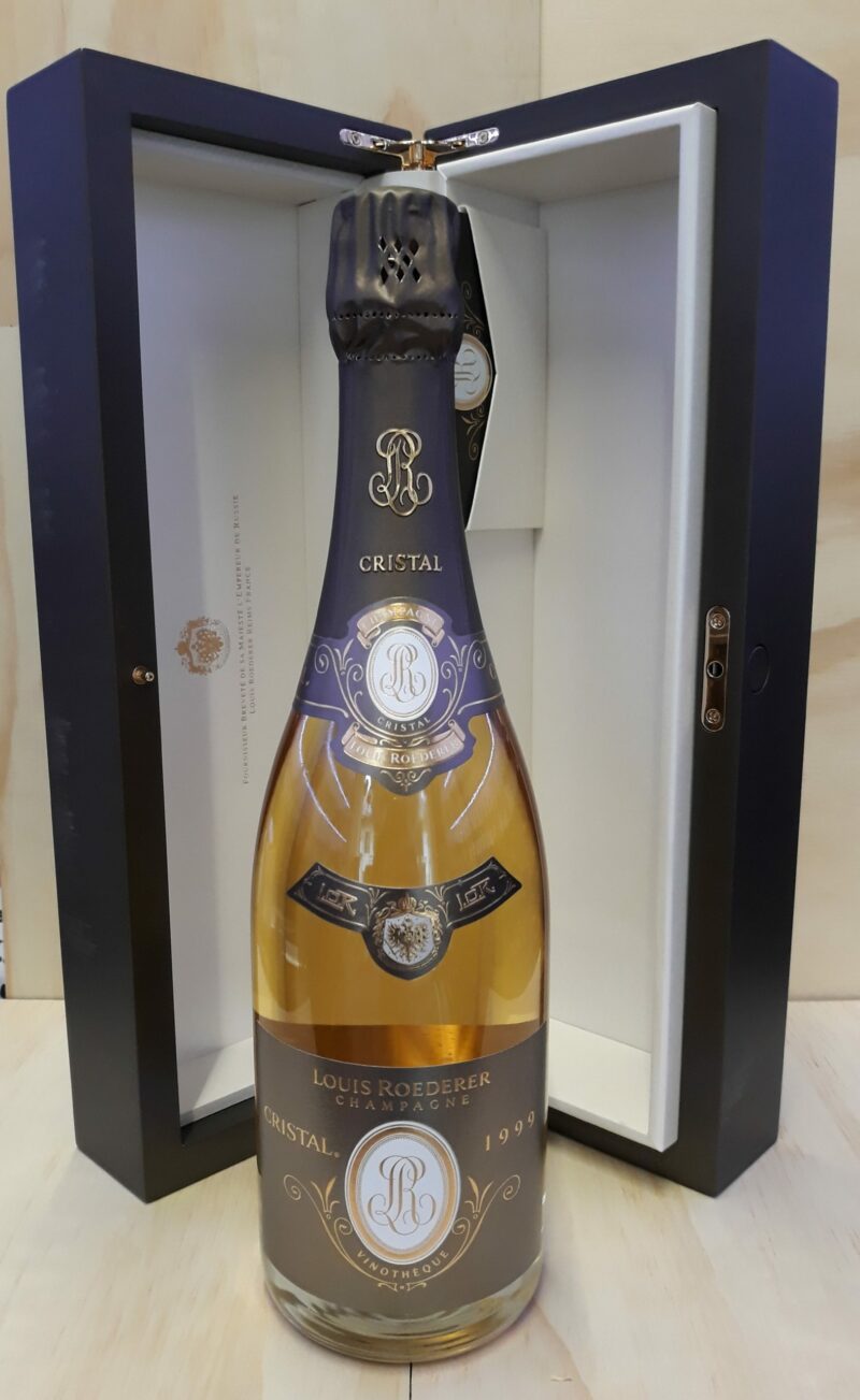 Coffret Vinothèque Cristal brut 1999 75cl