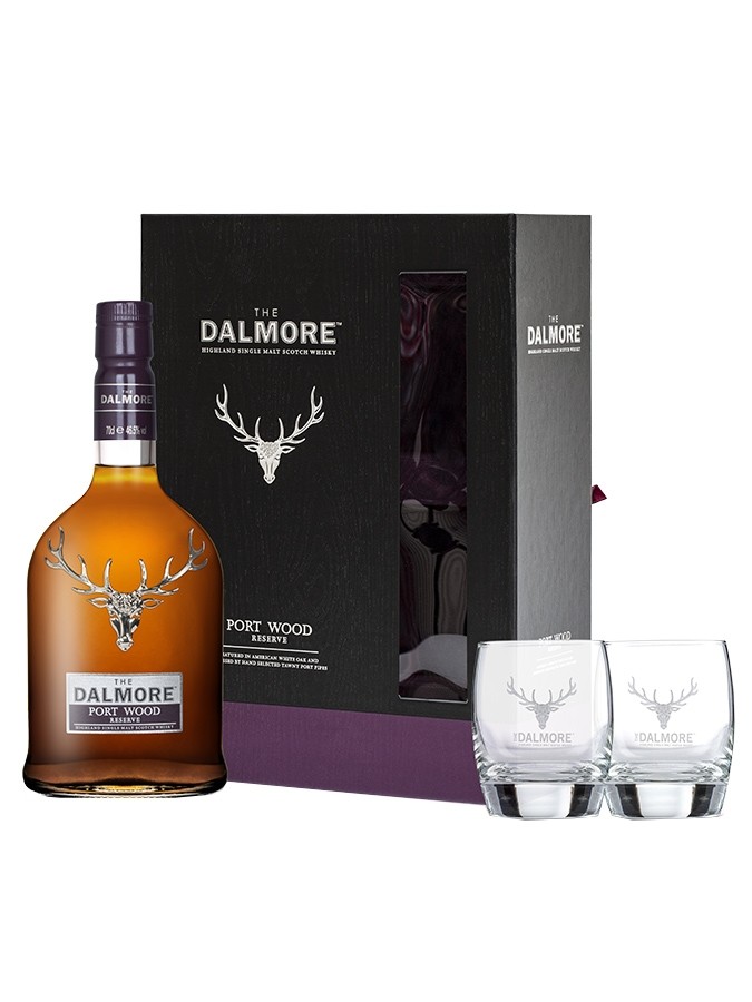 Dalmore Port Wood reserve coffret 2 verres