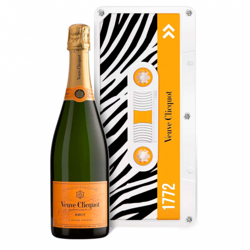 carte jaune brut caissette Veuve Clicquot