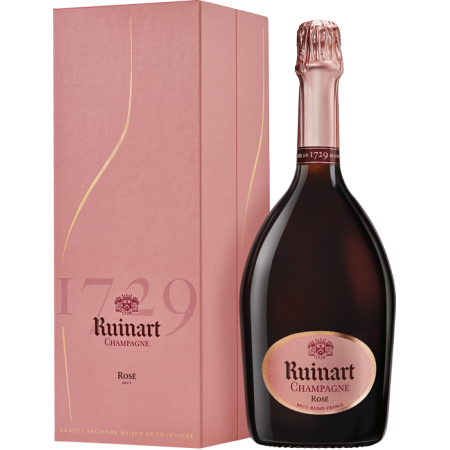 Ruinart brut rose coffret luxe