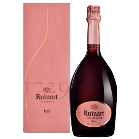 Ruinart brut rose magnum coffret luxe