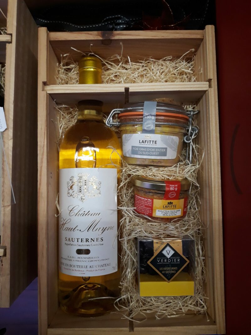 Coffret Gourmand 1 bouteille "exemple"