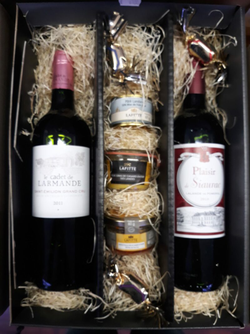 Coffret Gourmand 2 bouteilles "exemple"
