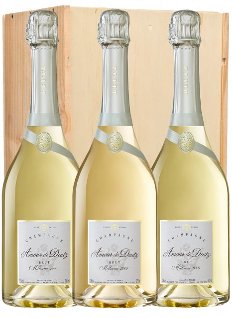 Vertical Amour de Deutz Magnums 2007.2008.2009 en coffret bois