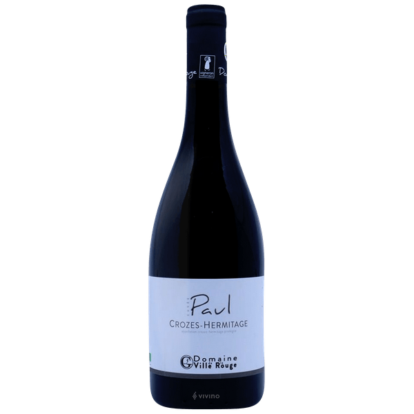 Domaine ville rouge cuvée Paul  2017 Crozes Hermitage  Biodynamie