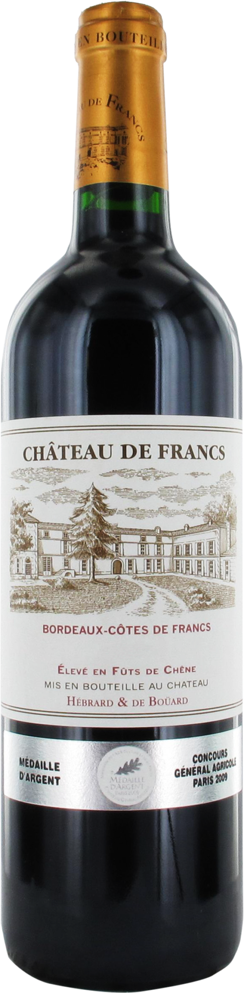 Chateau-de-francs-rouge-bordeaux-cotes-de-francs 2016