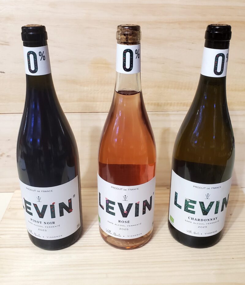Domaine villa Noria : levin Pinot Noir ,Chardonnay,Rosé sans alcool